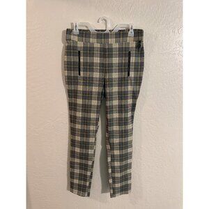 Calvin Klein Women’s Pull On Comfort Stretch Plaid Pants